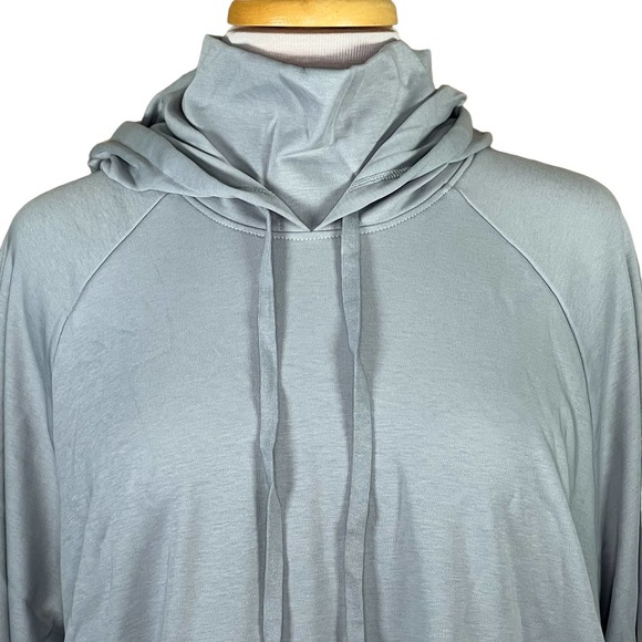 Universal Standard Women’s Funnel Neck Gray Hoodie Medium = 18-20 - Picture 2 of 13